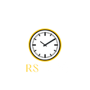 RS Nitro logo with clock icon and yellow accents